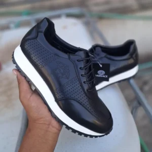 GV Embossed Medallion Urban Leather Sneakers