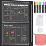 2 pcs set magnetic Montly/ WEEKLY fridge planner